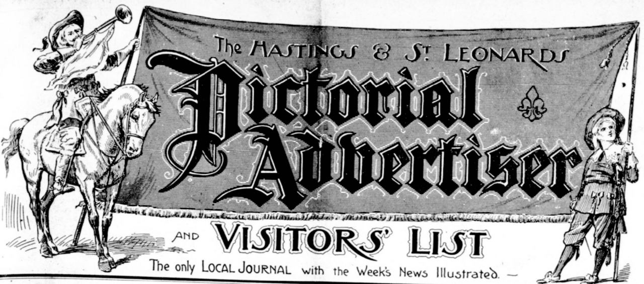 File:Hastings & St. Leonards Advertiser 1908 Masthead.png
