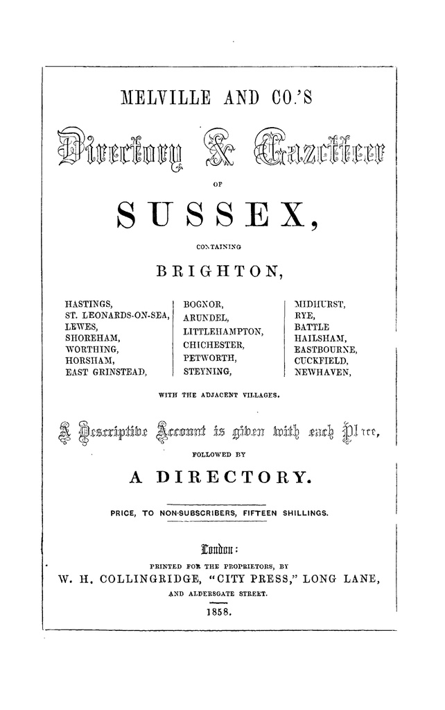 File:Melville & Co.'s Directory and Gazetteer of Sussex, 1858.pdf